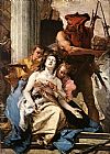 Giovanni Battista Piazzetta Paintings - The Martyrdom of St Agatha by Giovanni Battista Tiepolo